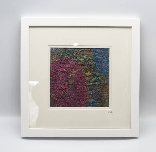 - Mixed Media on textile, Painting by Wendy Horner, measuring 15 x 15 cm (H x W) framed at 30 x 30 cm £145